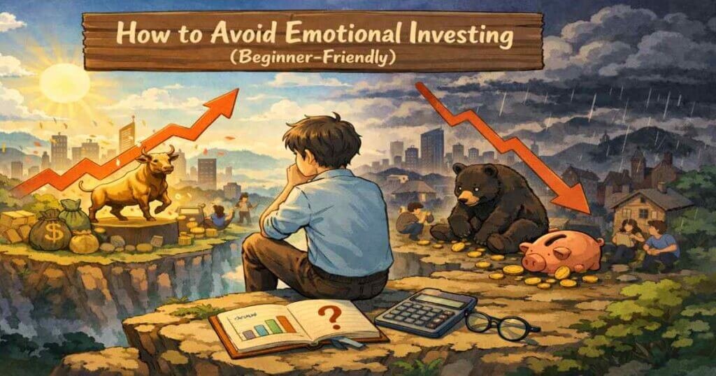 How to Avoid Emotional Investing | FinanceSwami Avoid emotional investing by staying calm during market rises and crashes