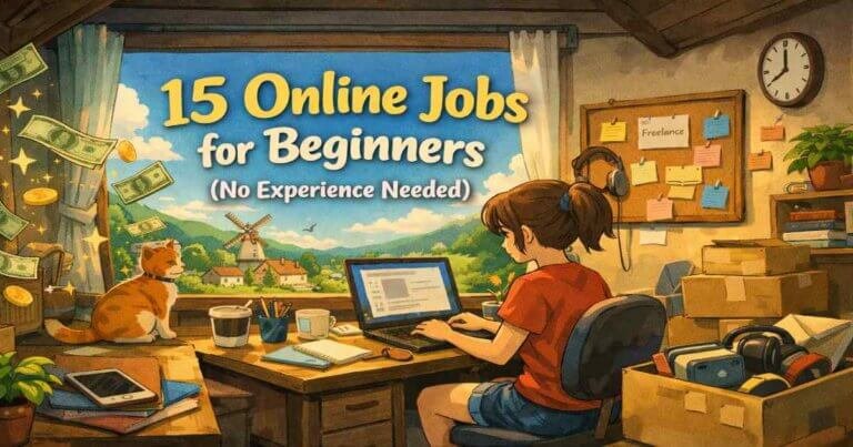 Online jobs for beginners working from home with no prior experience