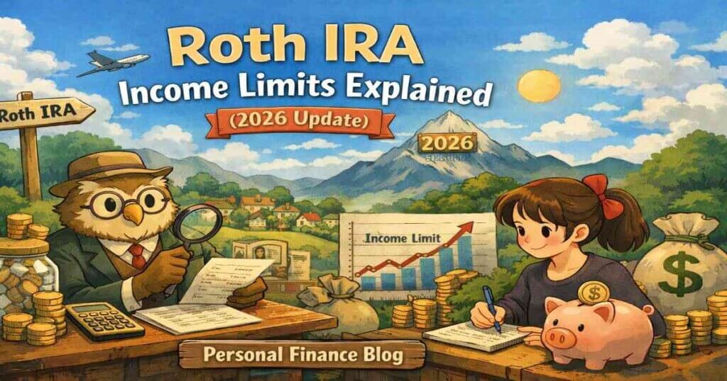 Roth IRA income limits chart showing contribution eligibility for 2026
